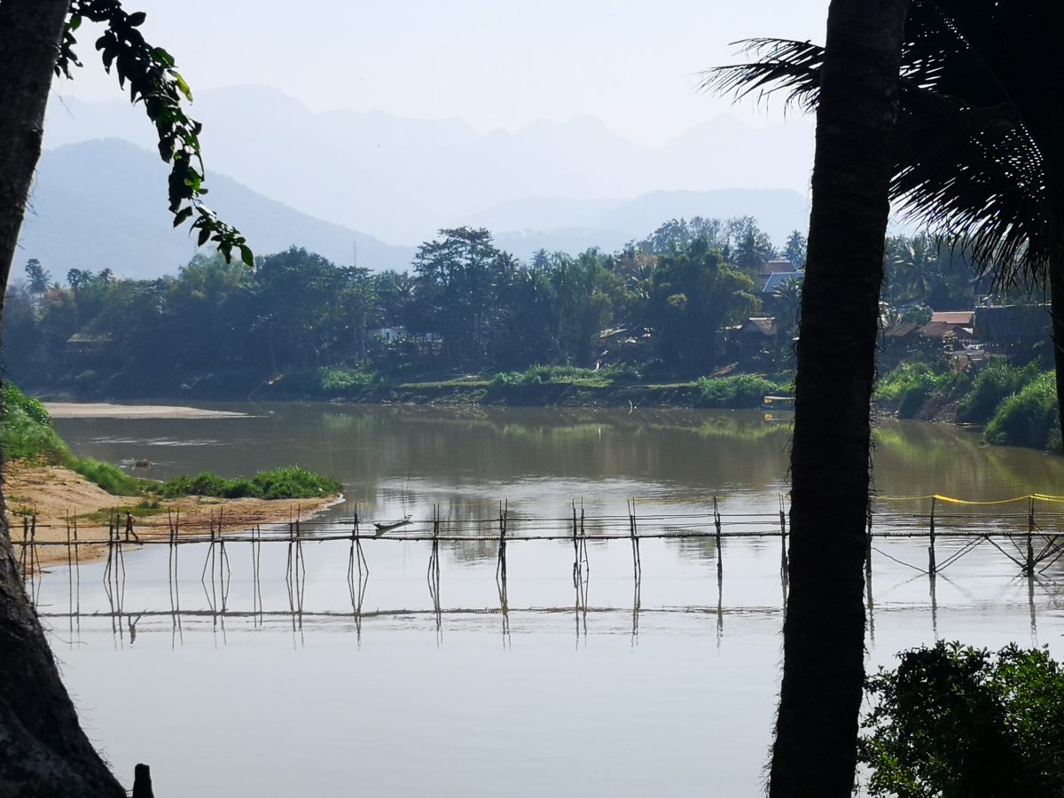 The other side of the Nam Khan river at Ban Phan Luang