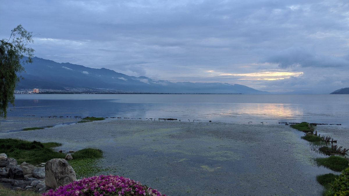 Erhai lake in Dali, Yunnan